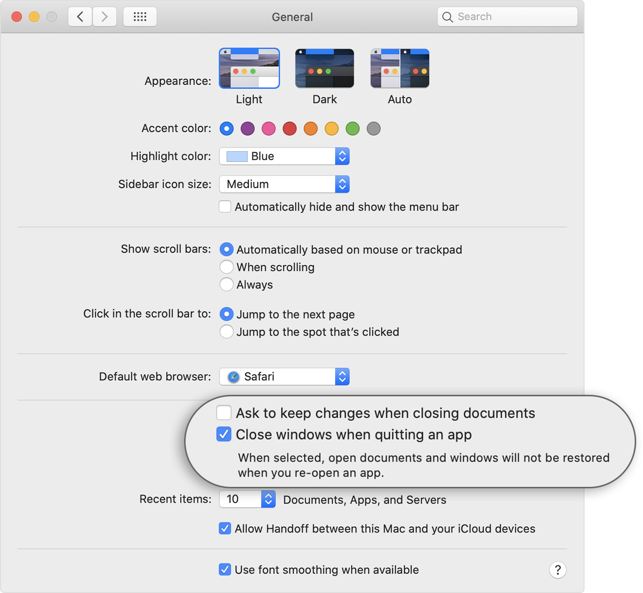 How to prevent app add to docs mac shortcut